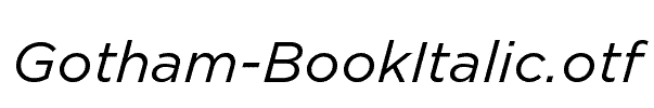 Gotham-BookItalic
