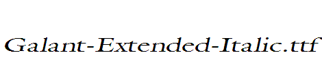 Galant-Extended-Italic