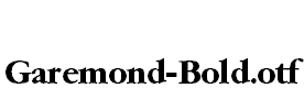 Garemond-Bold