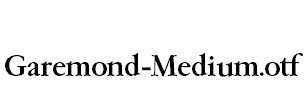 Garemond-Medium