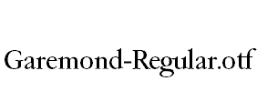 Garemond-Regular
