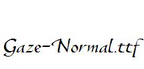 Gaze-Normal