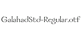 GalahadStd-Regular