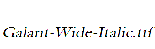 Galant-Wide-Italic