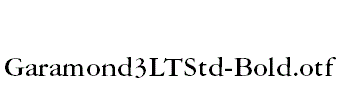 Garamond3LTStd-Bold