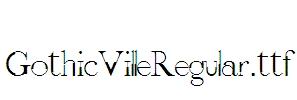 GothicVilleRegular