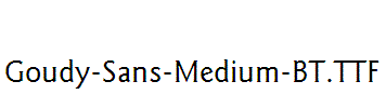 Goudy-Sans-Medium-BT