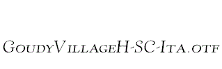 GoudyVillageH-SC-Ita