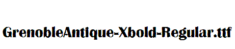 GrenobleAntique-Xbold-Regular