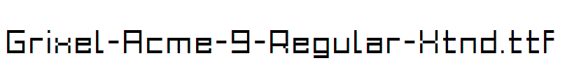 Grixel-Acme-9-Regular-Xtnd