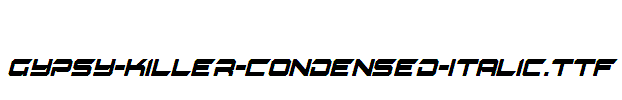 Gypsy-Killer-Condensed-Italic