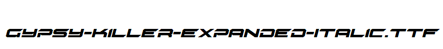 Gypsy-Killer-Expanded-Italic
