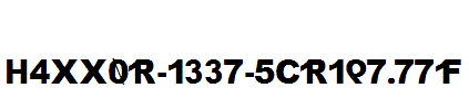 H4XX0R-1337-5CR1P7