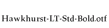 Hawkhurst-LT-Std-Bold