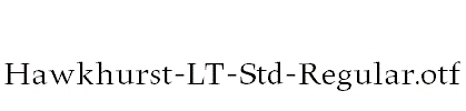 Hawkhurst-LT-Std-Regular