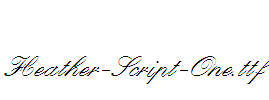 Heather-Script-One