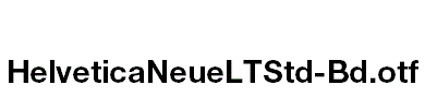 HelveticaNeueLTStd-Bd