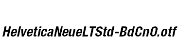 HelveticaNeueLTStd-BdCnO