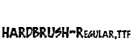 HARDBRUSH-Regular