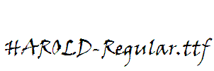 HAROLD-Regular