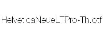 HelveticaNeueLTPro-Th