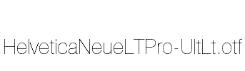 HelveticaNeueLTPro-UltLt