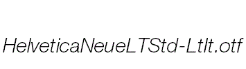 HelveticaNeueLTStd-LtIt