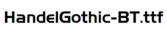 HandelGothic-BT