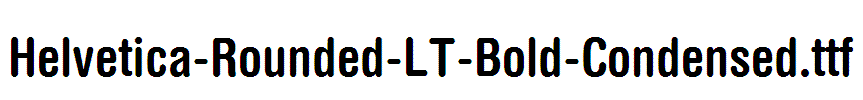 Helvetica-Rounded-LT-Bold-Condensed