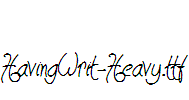 HavingWrit-Heavy