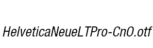 HelveticaNeueLTPro-CnO