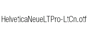 HelveticaNeueLTPro-LtCn