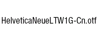 HelveticaNeueLTW1G-Cn