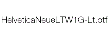 HelveticaNeueLTW1G-Lt