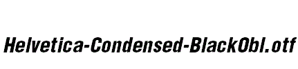Helvetica-Condensed-BlackObl