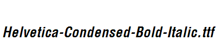 Helvetica-Condensed-Bold-Italic