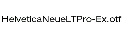 HelveticaNeueLTPro-Ex