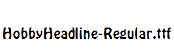 HobbyHeadline-Regular
