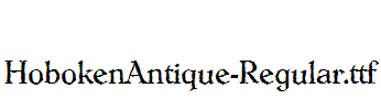 HobokenAntique-Regular