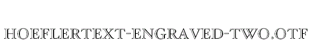 HoeflerText-Engraved-Two