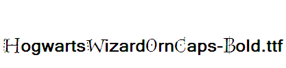 HogwartsWizardOrnCaps-Bold