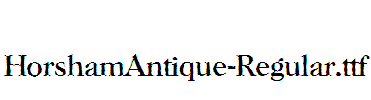 HorshamAntique-Regular
