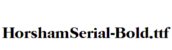 HorshamSerial-Bold