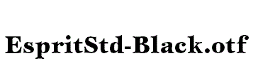 EspritStd-Black