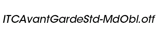 ITCAvantGardeStd-MdObl