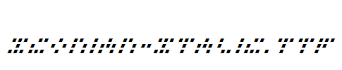Iconian-Italic
