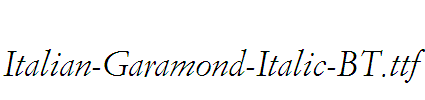 Italian-Garamond-Italic-BT