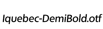 Iquebec-DemiBold