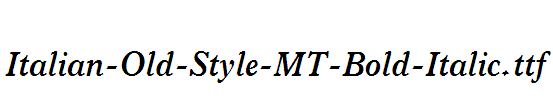 Italian-Old-Style-MT-Bold-Italic