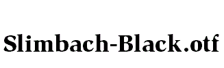 Slimbach-Black